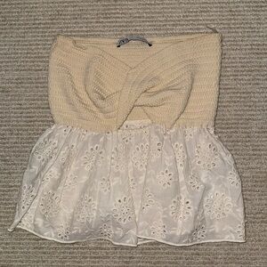 Zara crochet top
